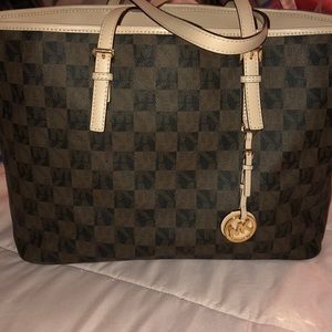 Authentic Michael Kors checkered bag